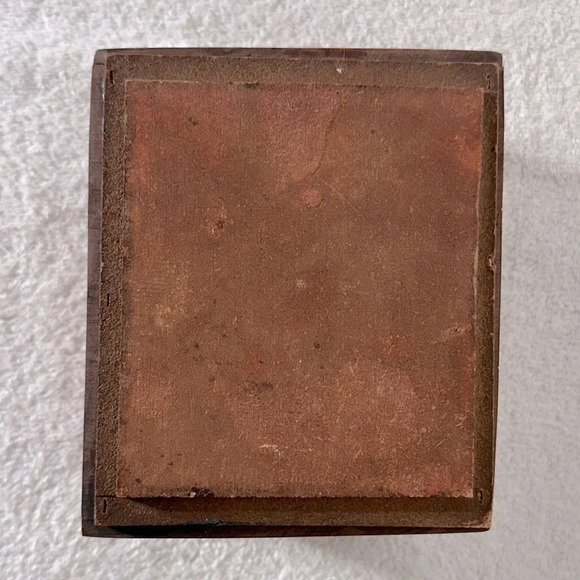 Vintage Wood Small Tea Canister - Picture 7 of 9